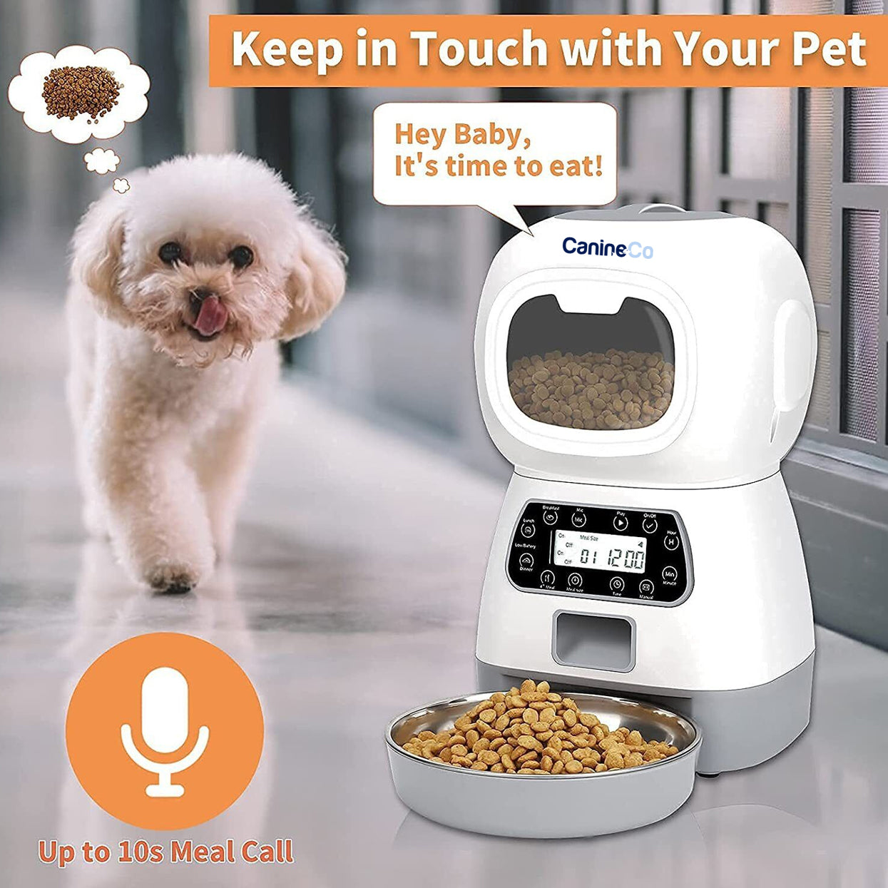 Canine Co Automatic Pet Feeder | Smart Food Dispenser For Cats & Dogs