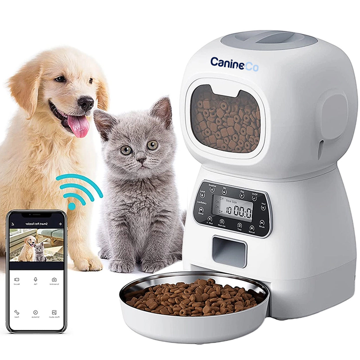 Canine Co Automatic Pet Feeder | Smart Food Dispenser For Cats & Dogs